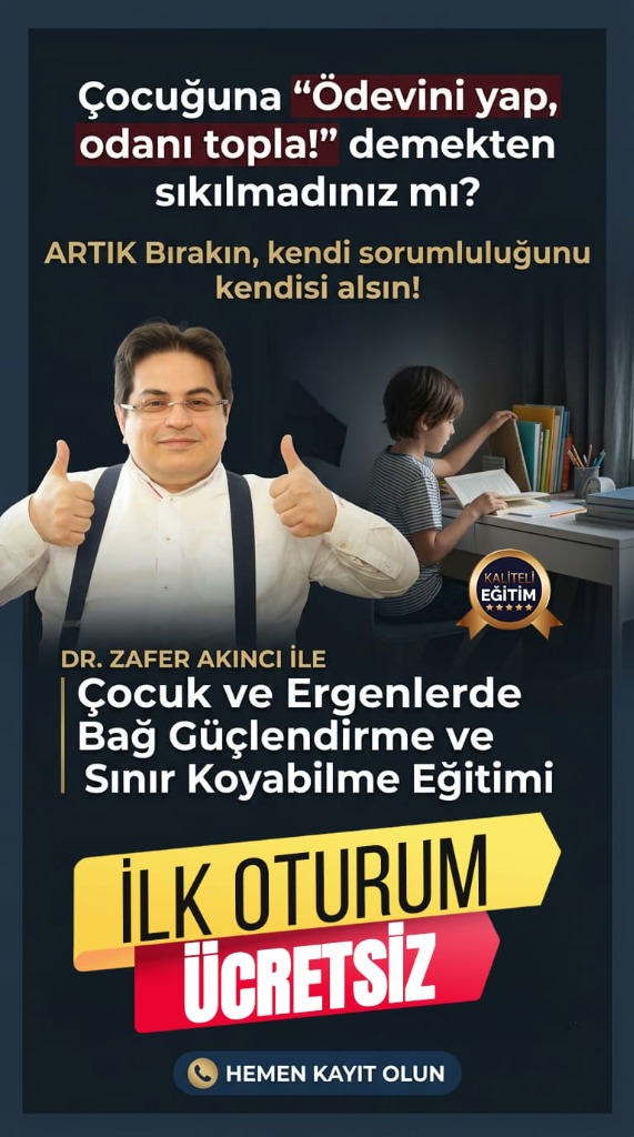 Eğitim Ücretsiz İlk Oturum Kaydı