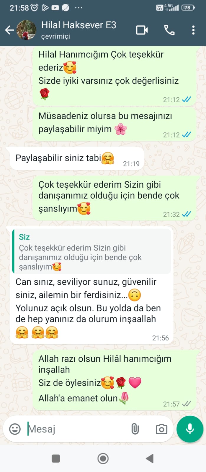 WhatsApp Görüşmesi 10