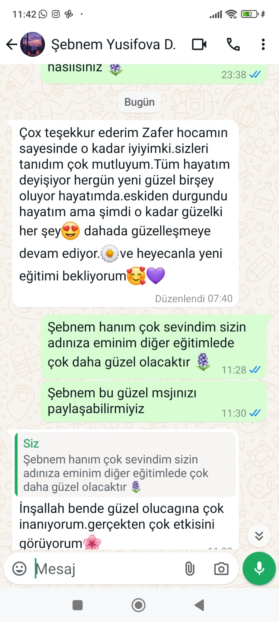 WhatsApp Görüşmesi 9
