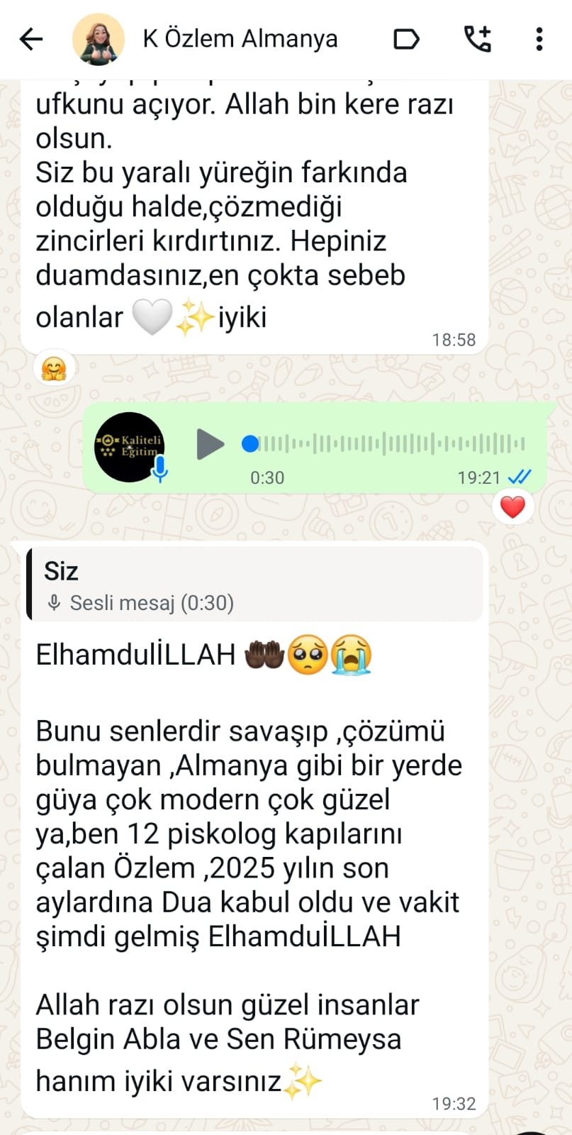 WhatsApp Görüşmesi 5